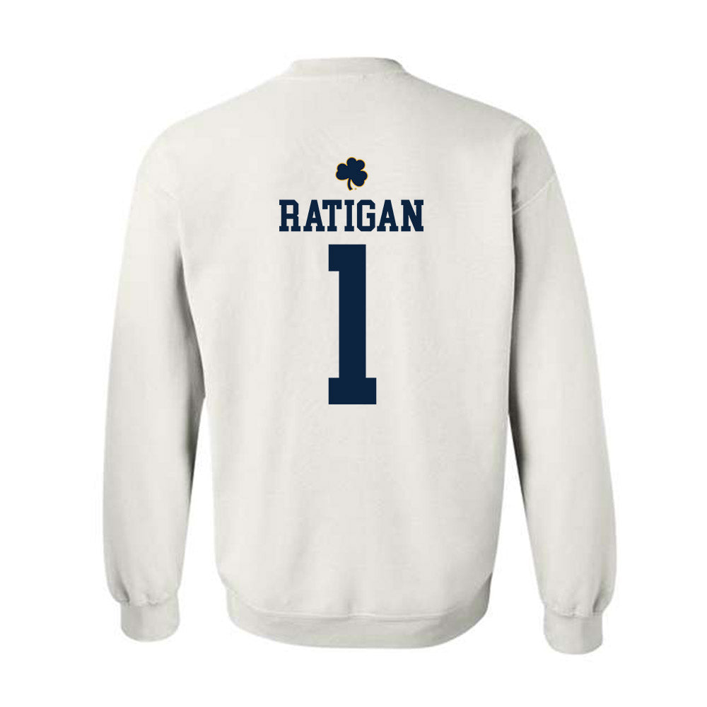 Notre Dame - NCAA Women's Basketball : Kelly Ratigan - Classic Shersey Crewneck Sweatshirt-1