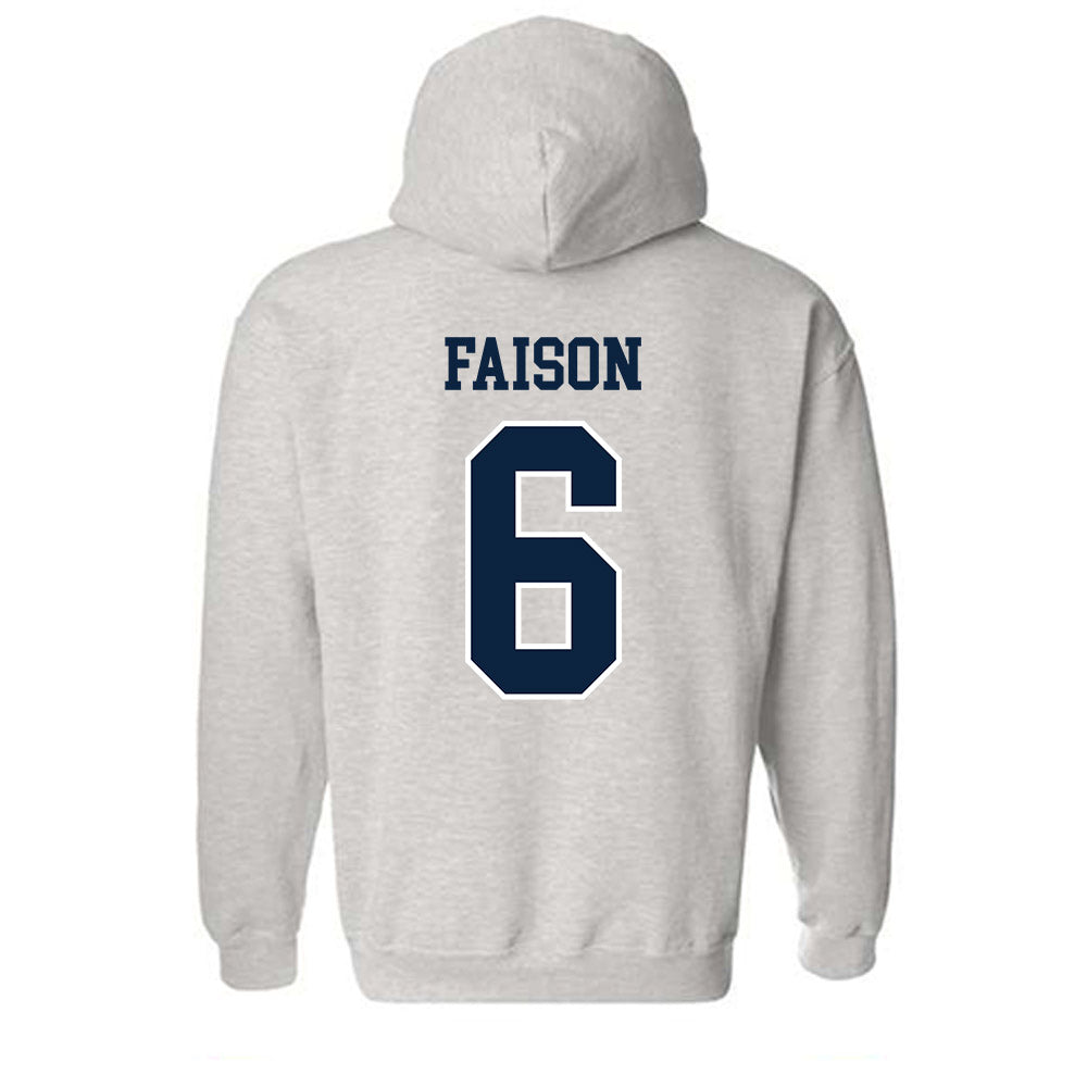 Notre Dame - NCAA Football : Jordan Faison - Classic Shersey Hooded Sweatshirt-1