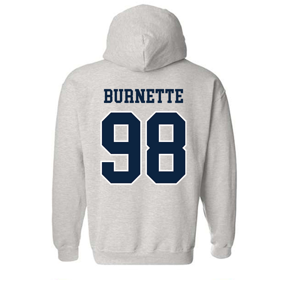 Notre Dame - NCAA Football : Noah Burnette - Classic Shersey Hooded Sweatshirt-1