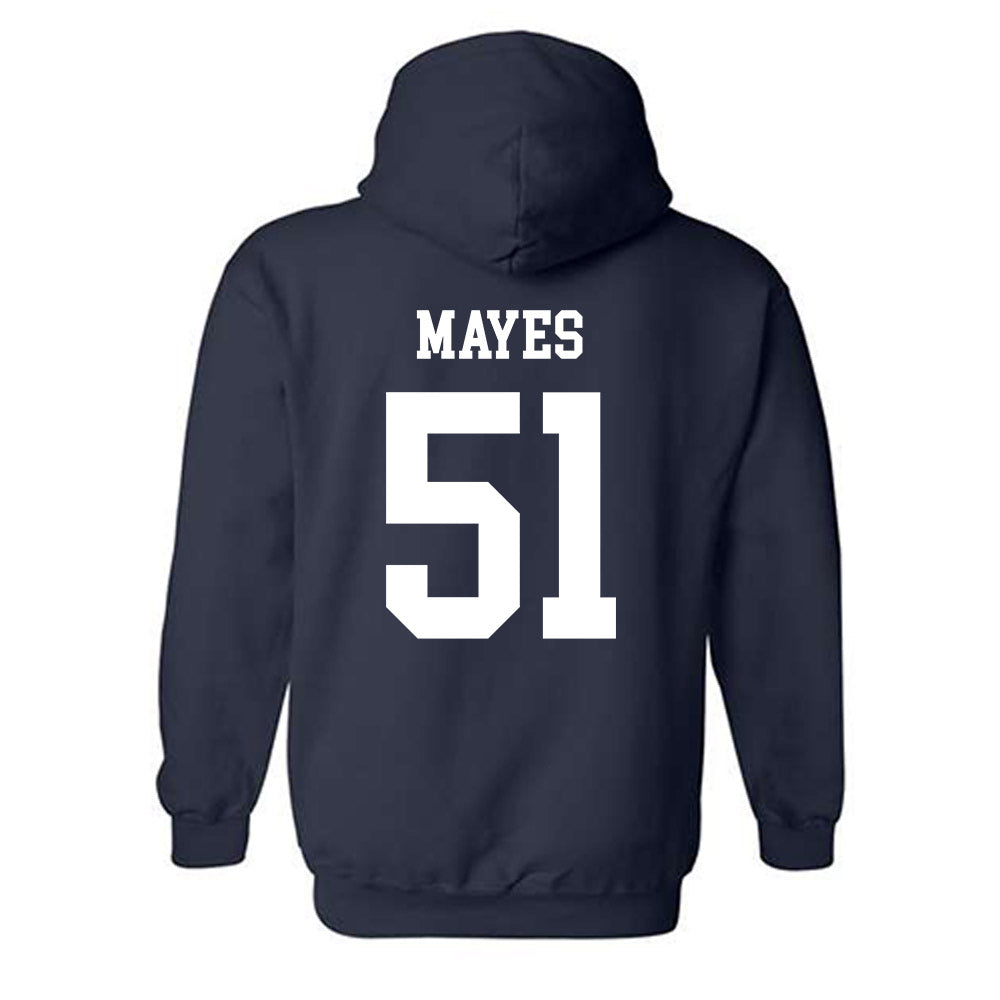 Notre Dame - NCAA Baseball : Justin Mayes - Classic Shersey Hooded Sweatshirt-1