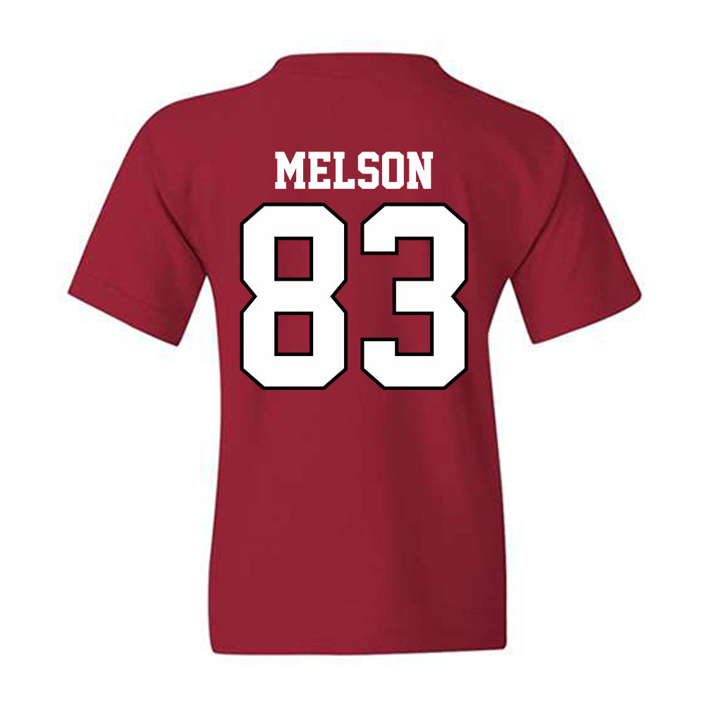 Oklahoma - NCAA Football : Major Melson - Classic Shersey Youth T-Shirt-1