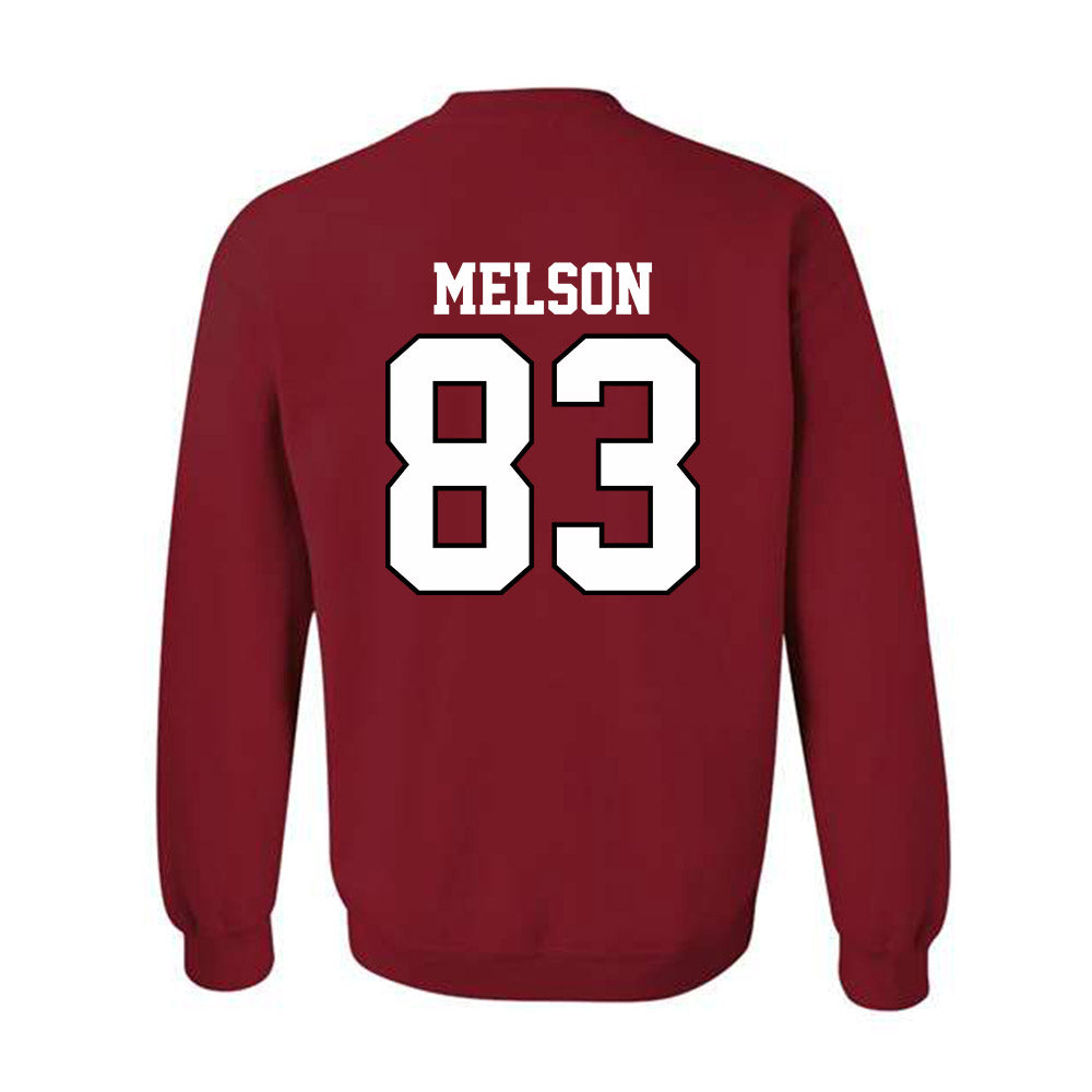 Oklahoma - NCAA Football : Major Melson - Classic Shersey Crewneck Sweatshirt-1