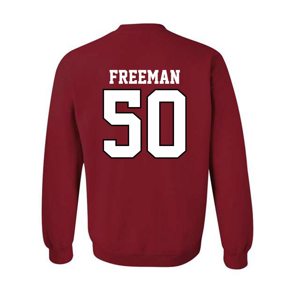 Oklahoma - NCAA Football : Seth Freeman - Classic Shersey Crewneck Sweatshirt-1