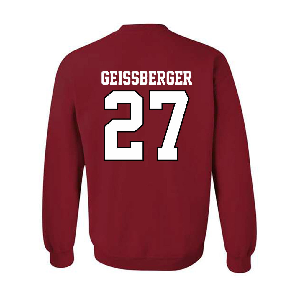 - NCAA Women's Volleyball : Kari Geissberger - Classic Shersey Crewneck Sweatshirt-1