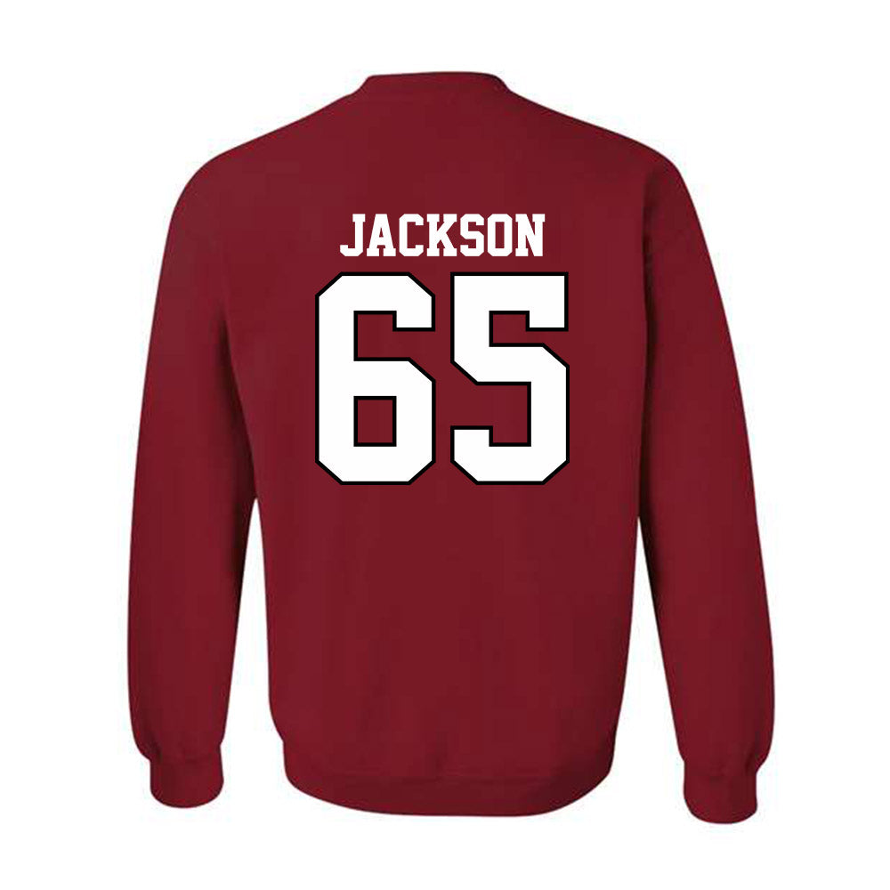 Oklahoma - NCAA Football : Jayden Jackson - Classic Shersey Crewneck Sweatshirt-1