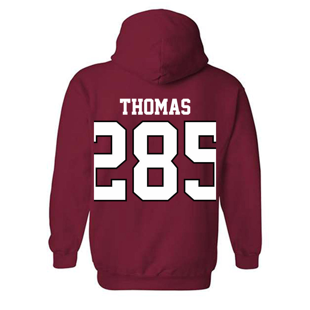 Oklahoma - NCAA Wrestling : Ricky Thomas - Classic Shersey Hooded Sweatshirt-1