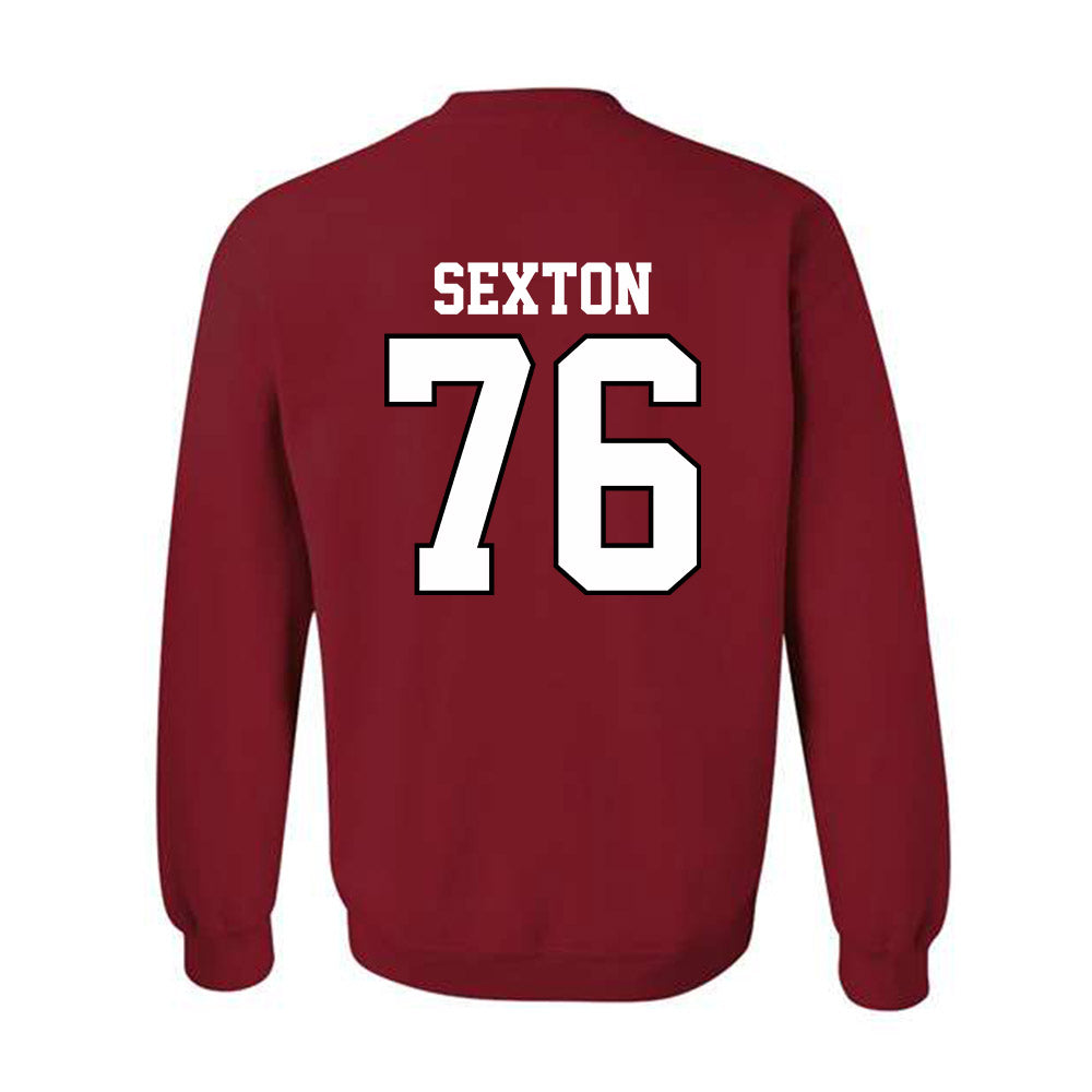 Oklahoma - NCAA Football : Jacob Sexton - Classic Shersey Crewneck Sweatshirt-1