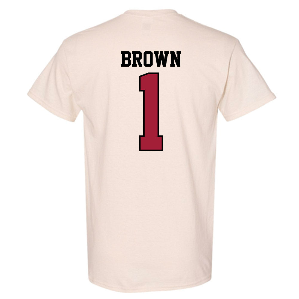 Oklahoma - NCAA Men's Basketball : Xzayvier Brown - Classic Shersey T-Shirt-1