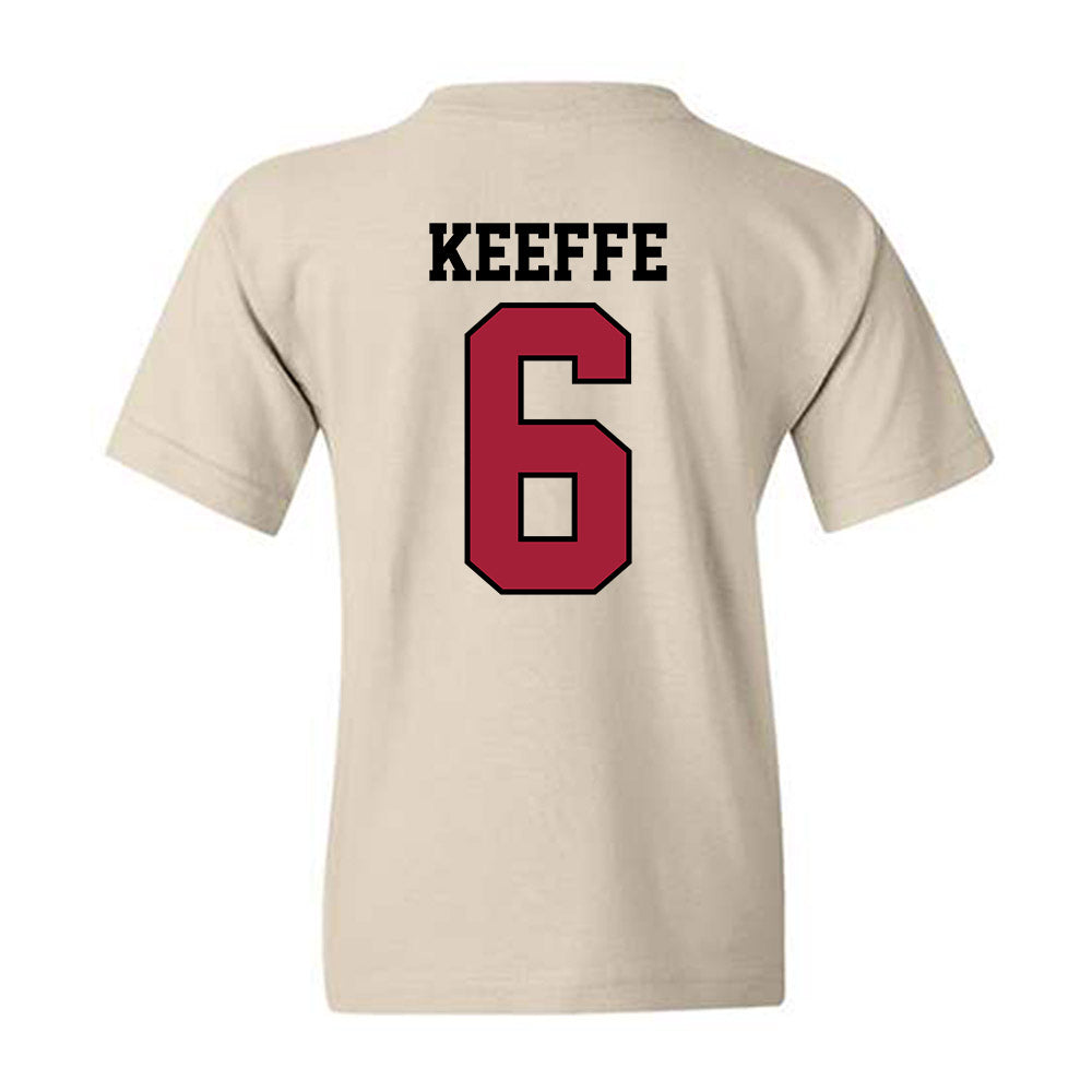 Oklahoma - NCAA Men's Basketball : Finley Keeffe - Classic Shersey Youth T-Shirt-1