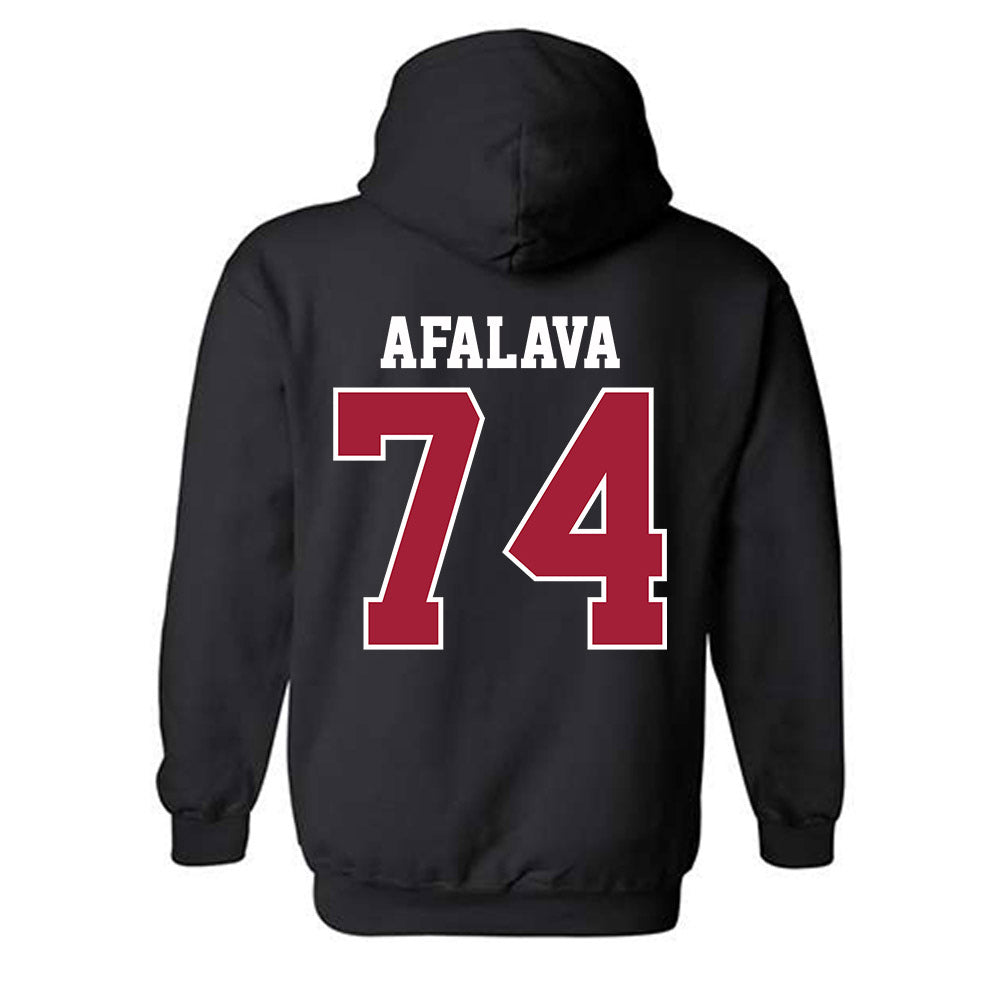 Oklahoma - NCAA Football : Darius Afalava - Classic Shersey Hooded Sweatshirt-1