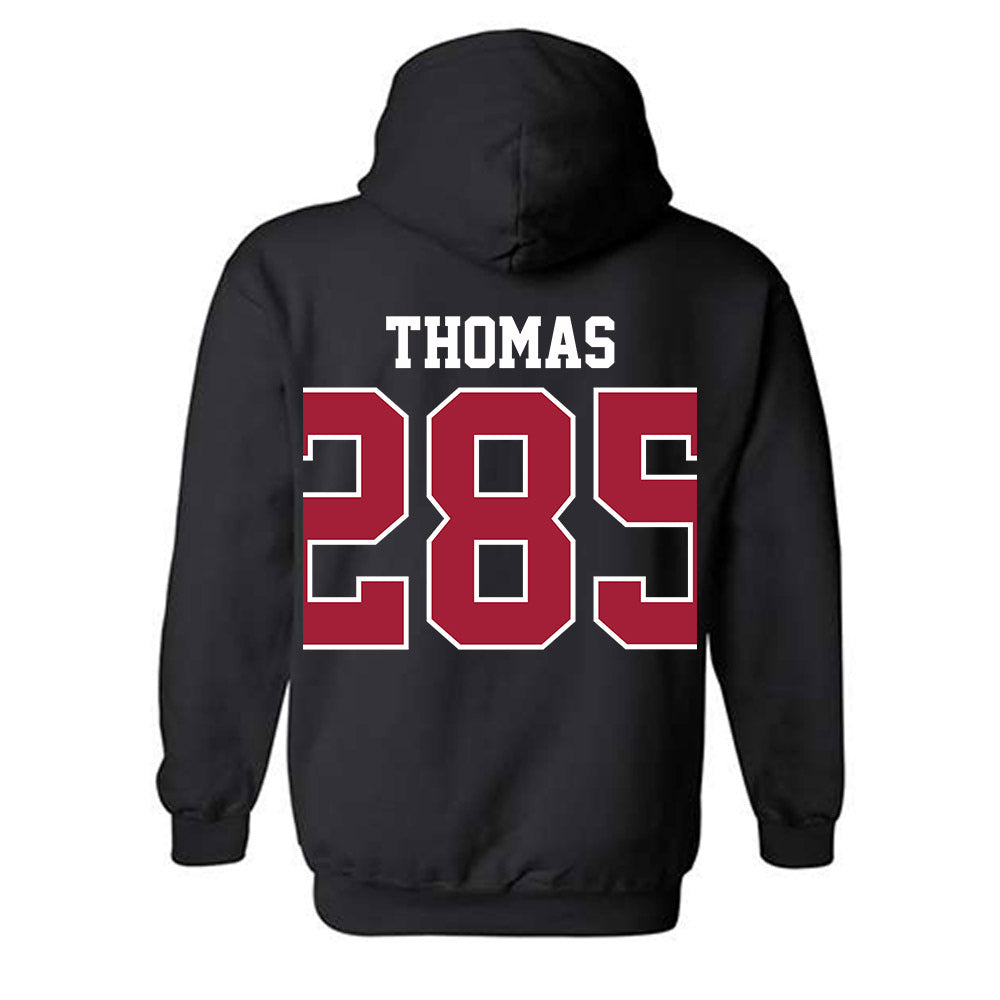 Oklahoma - NCAA Wrestling : Ricky Thomas - Classic Shersey Hooded Sweatshirt-1