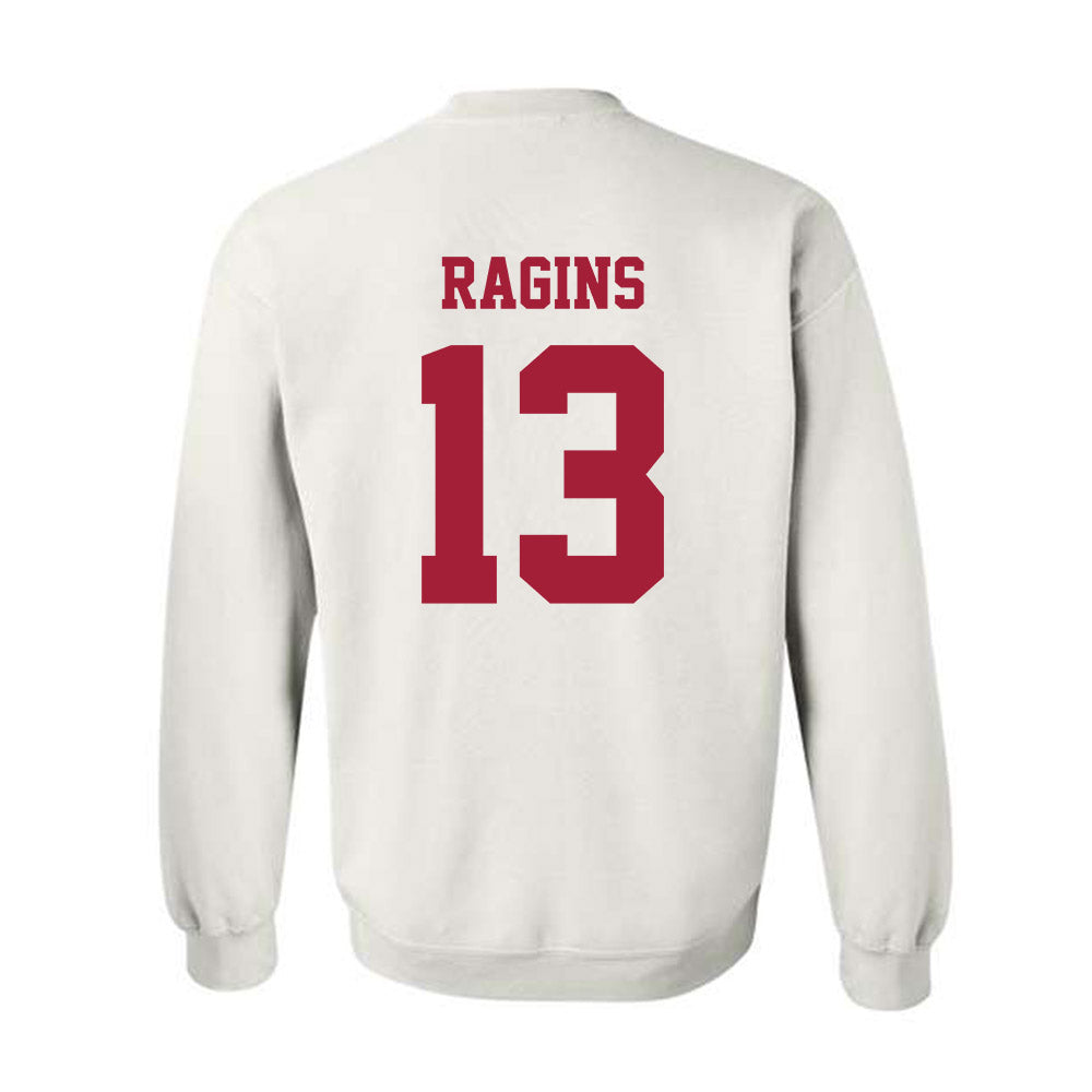 Oklahoma - NCAA Football : Zion Ragins - Classic Shersey Crewneck Sweatshirt-1