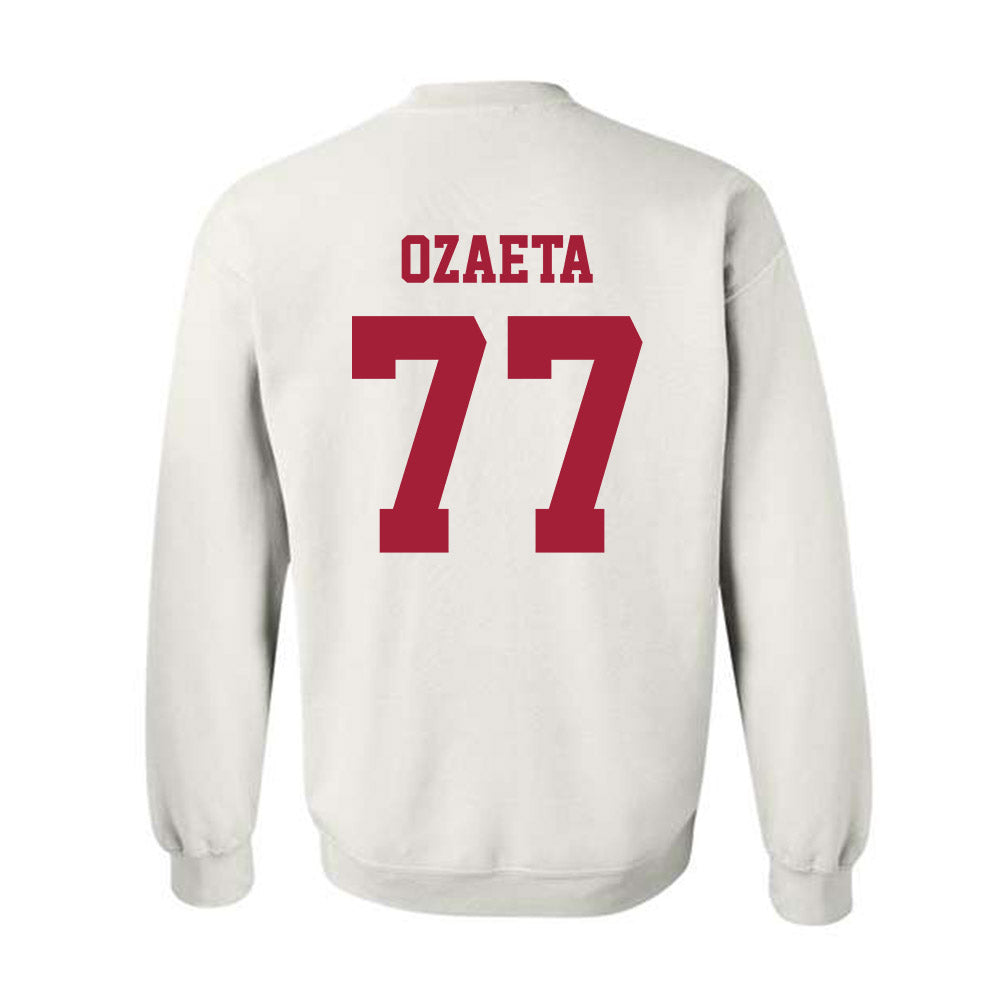 Oklahoma - NCAA Football : Heath Ozaeta - Classic Shersey Crewneck Sweatshirt-1