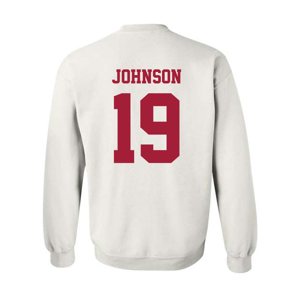 Oklahoma - NCAA Football : Jacobe Johnson - Classic Shersey Crewneck Sweatshirt-1