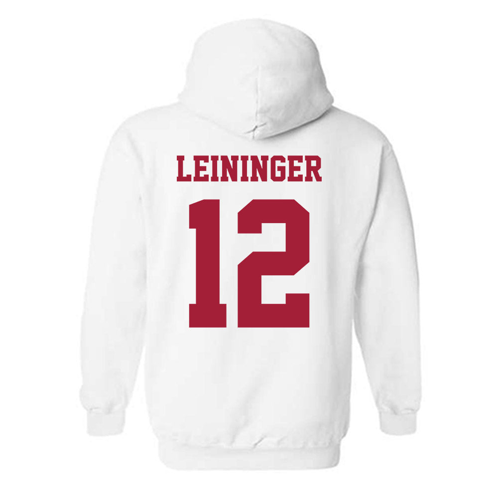 Oklahoma - NCAA Baseball : Ryley Leininger - Classic Shersey Hooded Sweatshirt-1