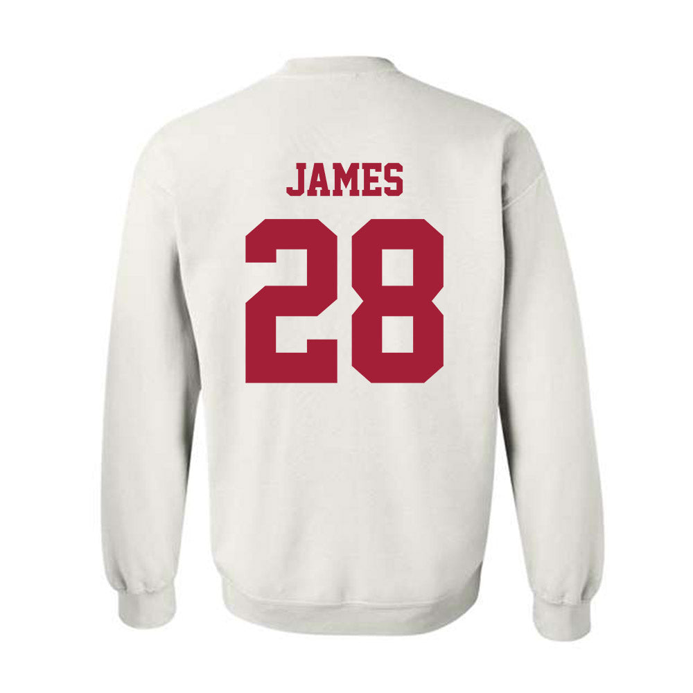 Oklahoma - NCAA Football : Marcus James - Classic Shersey Crewneck Sweatshirt-1
