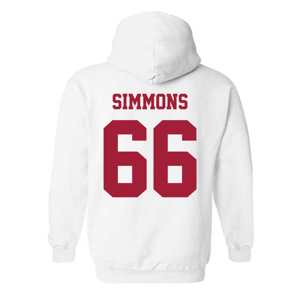 Oklahoma - NCAA Football : Derek Simmons - Classic Shersey Hooded Sweatshirt-1