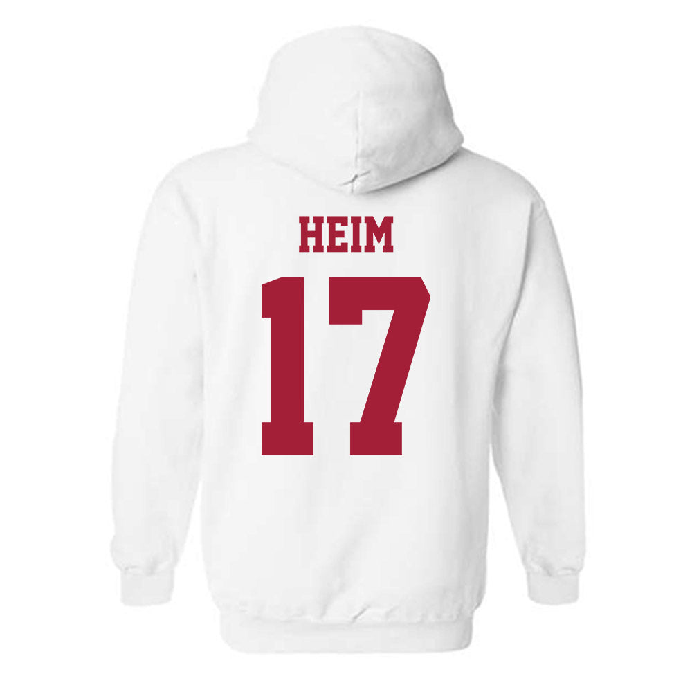Oklahoma - NCAA Football : Taylor Heim - Classic Shersey Hooded Sweatshirt-1