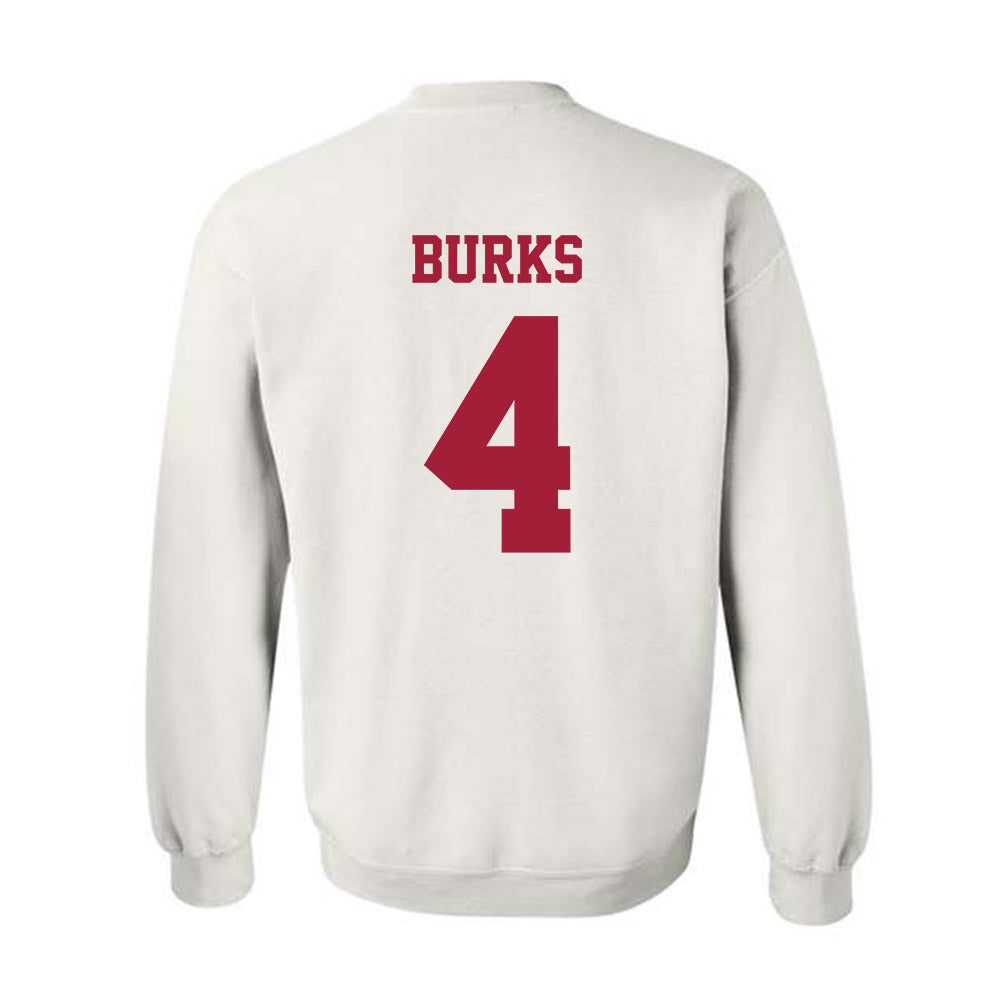 Oklahoma - NCAA Football : Deion Burks - Classic Shersey Crewneck Sweatshirt-1