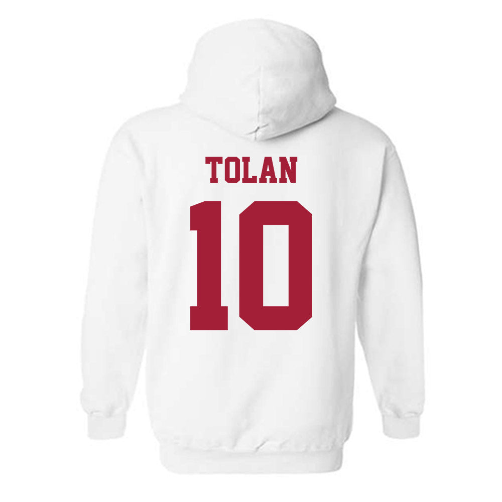 Oklahoma - NCAA Women's Basketball : Emma Tolan - Classic Shersey Hooded Sweatshirt-1