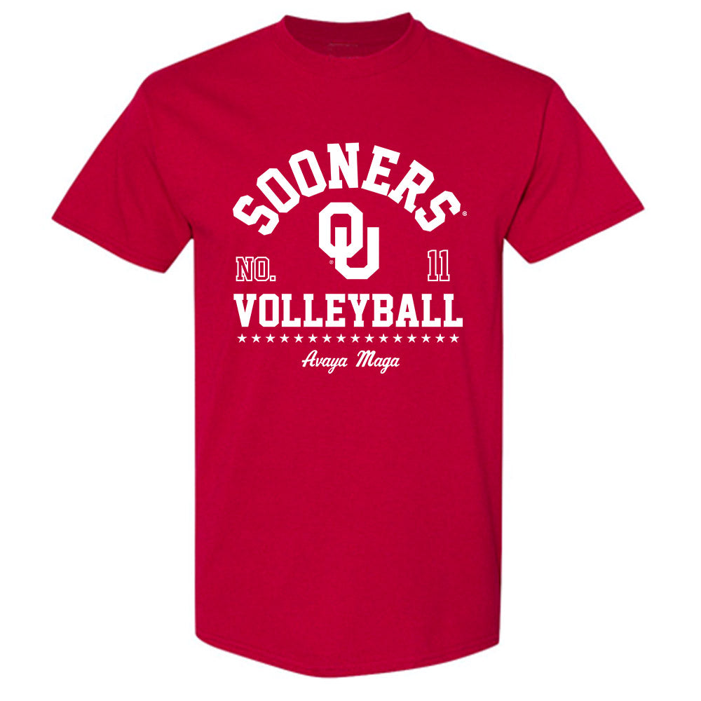 Oklahoma - NCAA Women's Volleyball : Avaya Maga - Classic Fashion Shersey T-Shirt-0