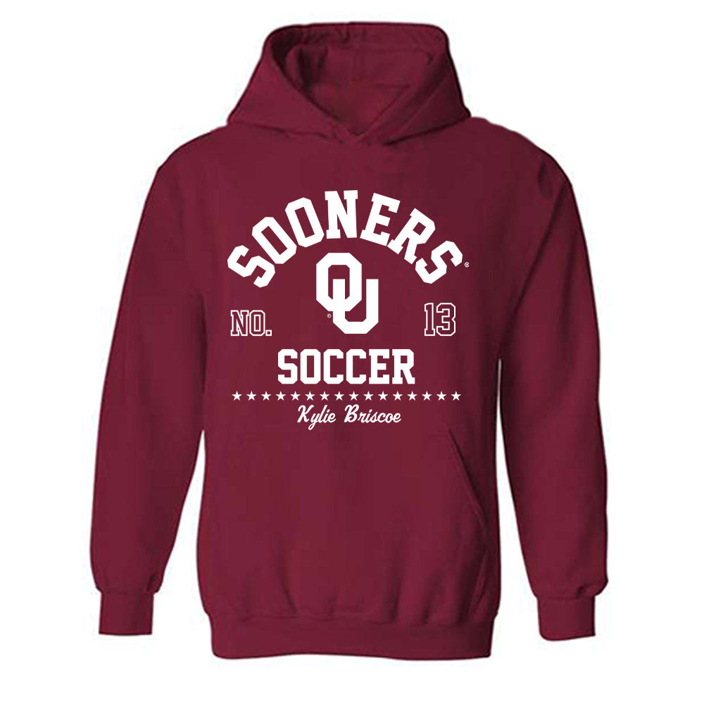 Oklahoma - NCAA Women's Soccer : Kylie Briscoe - Classic Fashion Shersey Hooded Sweatshirt-0