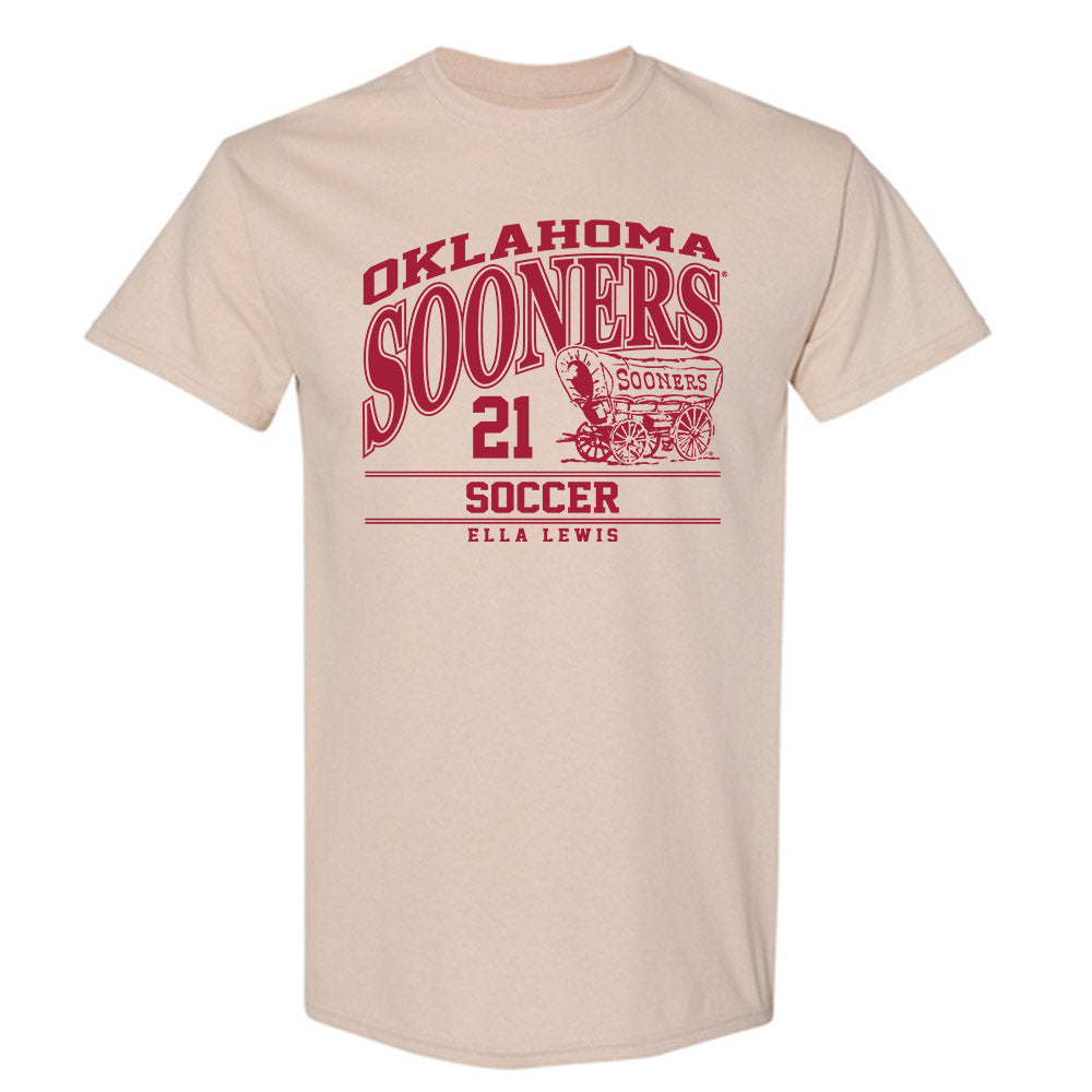 Oklahoma - NCAA Women's Soccer : Ella Lewis - Classic Fashion Shersey T-Shirt-0