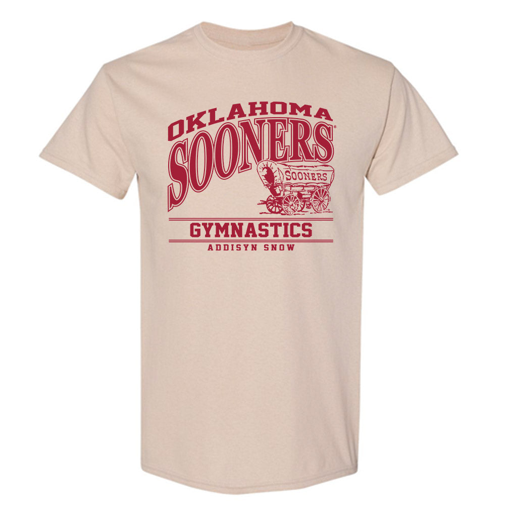 Oklahoma - NCAA Women's Gymnastics : Addisyn Snow - Classic Fashion Shersey T-Shirt-0