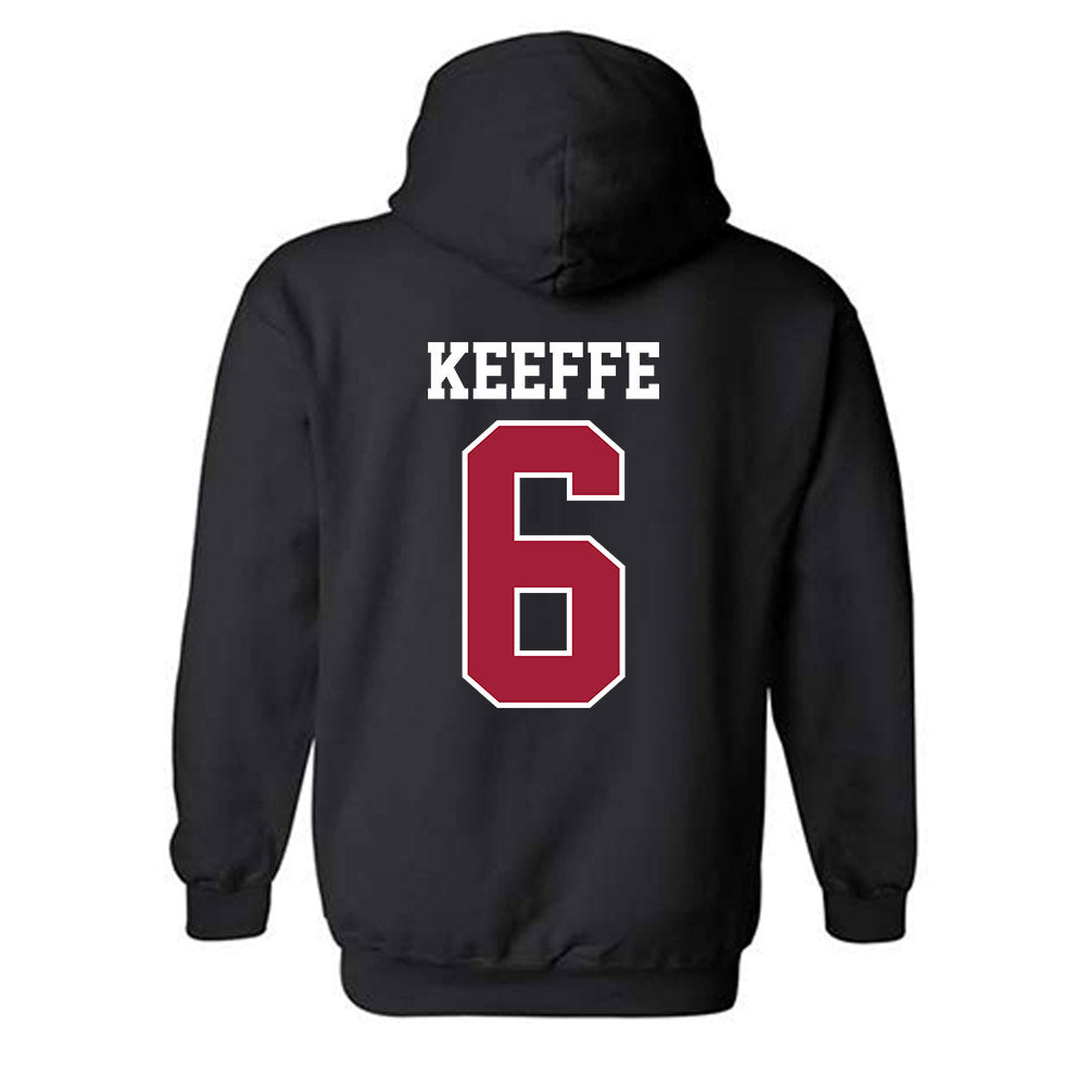Oklahoma - NCAA Men's Basketball : Finley Keeffe - Sports Shersey Hooded Sweatshirt-1