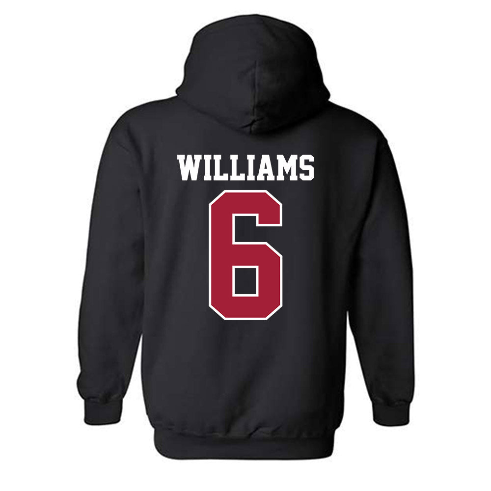 Oklahoma - NCAA Women's Basketball : Sahara Williams - Sports Shersey Hooded Sweatshirt-1