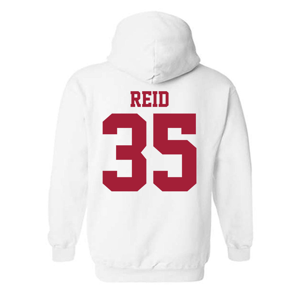 Oklahoma - NCAA Men's Basketball : Derrion Reid - Sports Shersey Hooded Sweatshirt-1