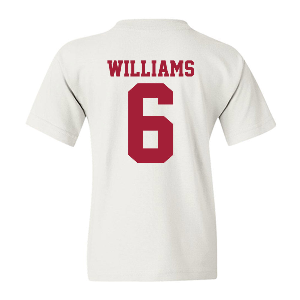 Oklahoma - NCAA Women's Basketball : Sahara Williams - Sports Shersey Youth T-Shirt-1