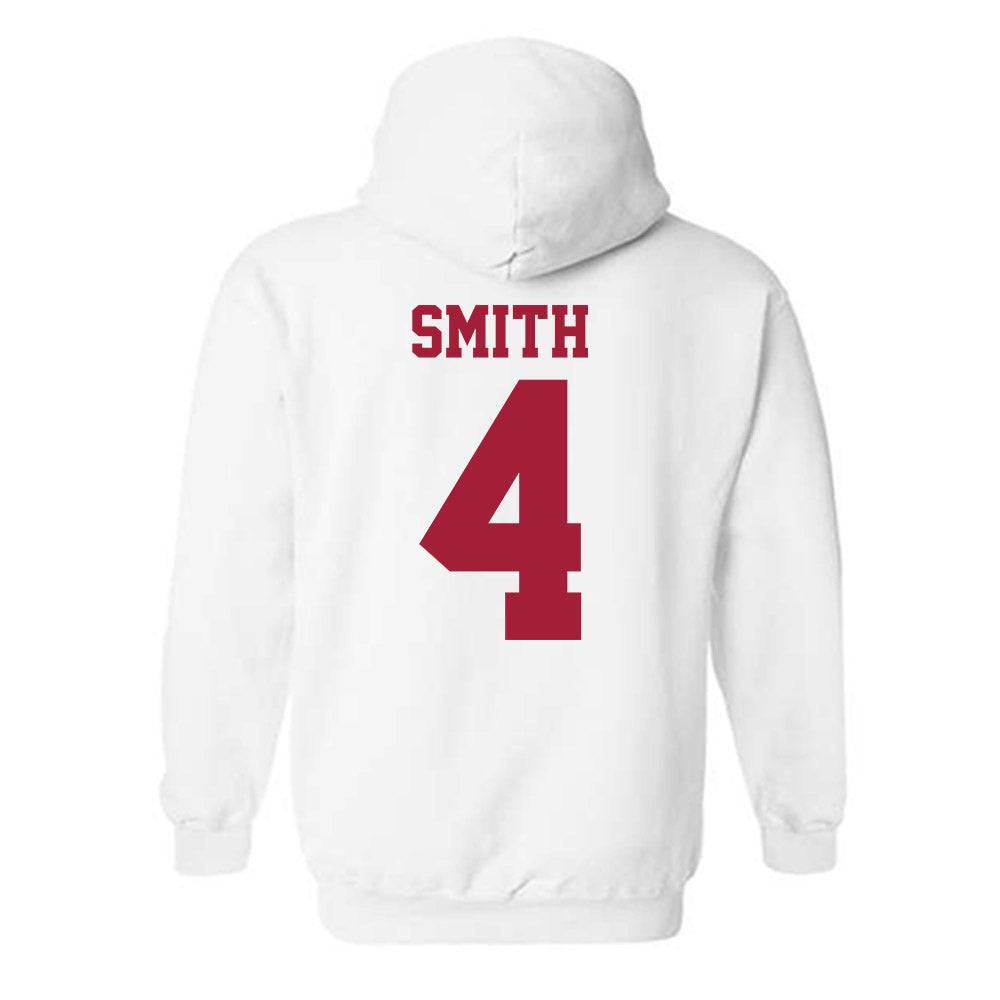 Oklahoma - NCAA Women's Basketball : Caya Smith - Sports Shersey Hooded Sweatshirt-1