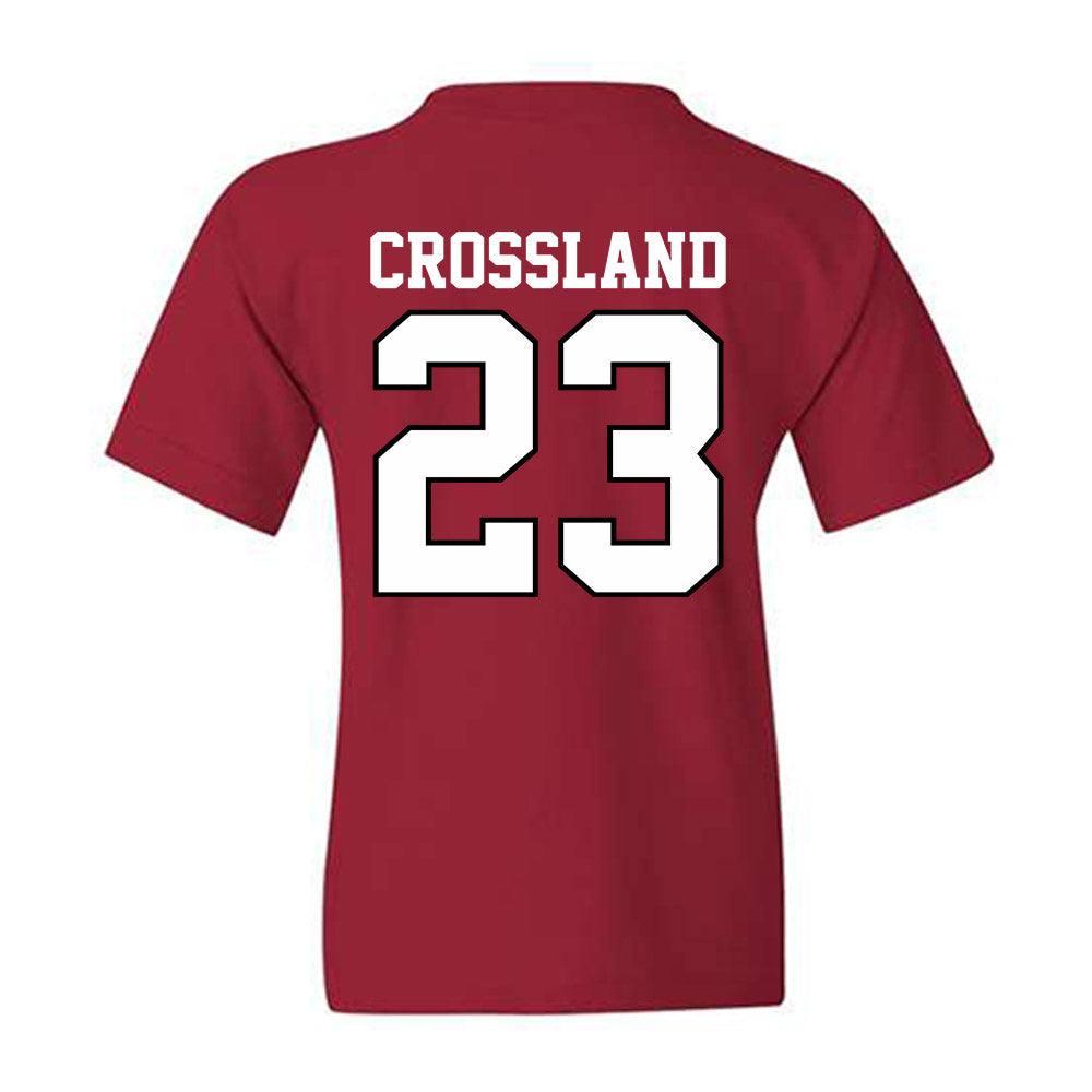 Oklahoma - NCAA Baseball : Cade Crossland - Sports Shersey Youth T-Shirt-1