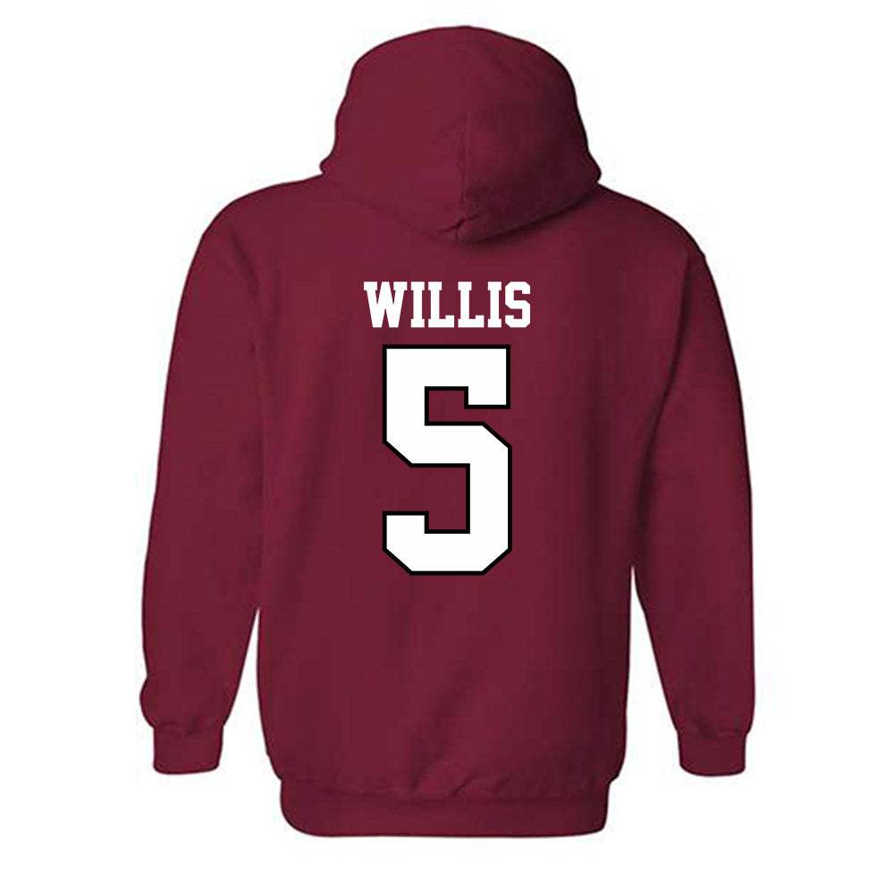 Oklahoma - NCAA Baseball : Dawson Willis - Sports Shersey Hooded Sweatshirt-1