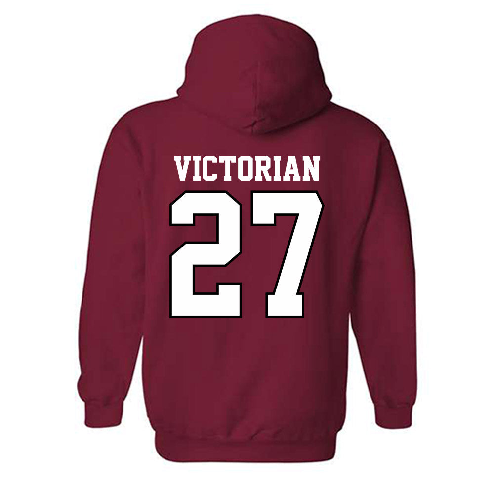Oklahoma - NCAA Baseball : Landon Victorian - Sports Shersey Hooded Sweatshirt-1
