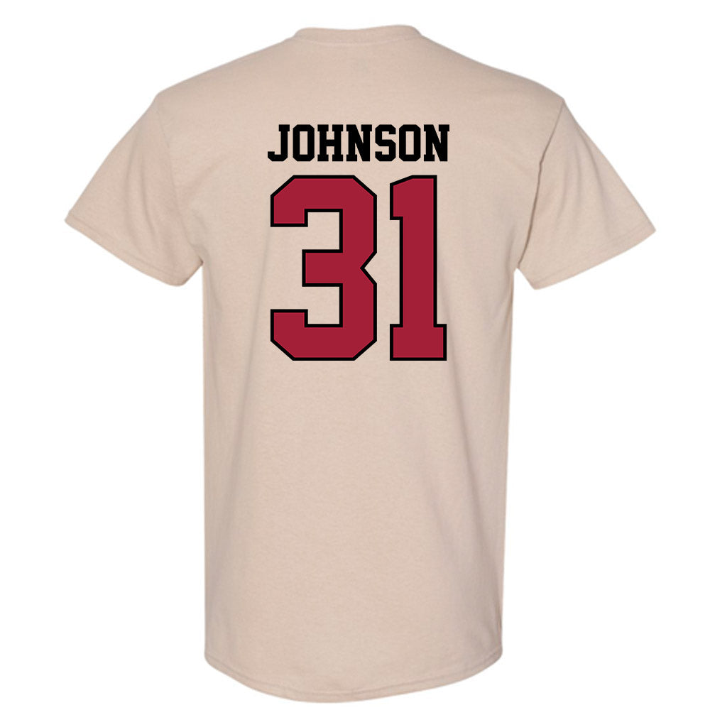 Oklahoma - NCAA Baseball : Cameron Johnson - Sports Shersey T-Shirt-1