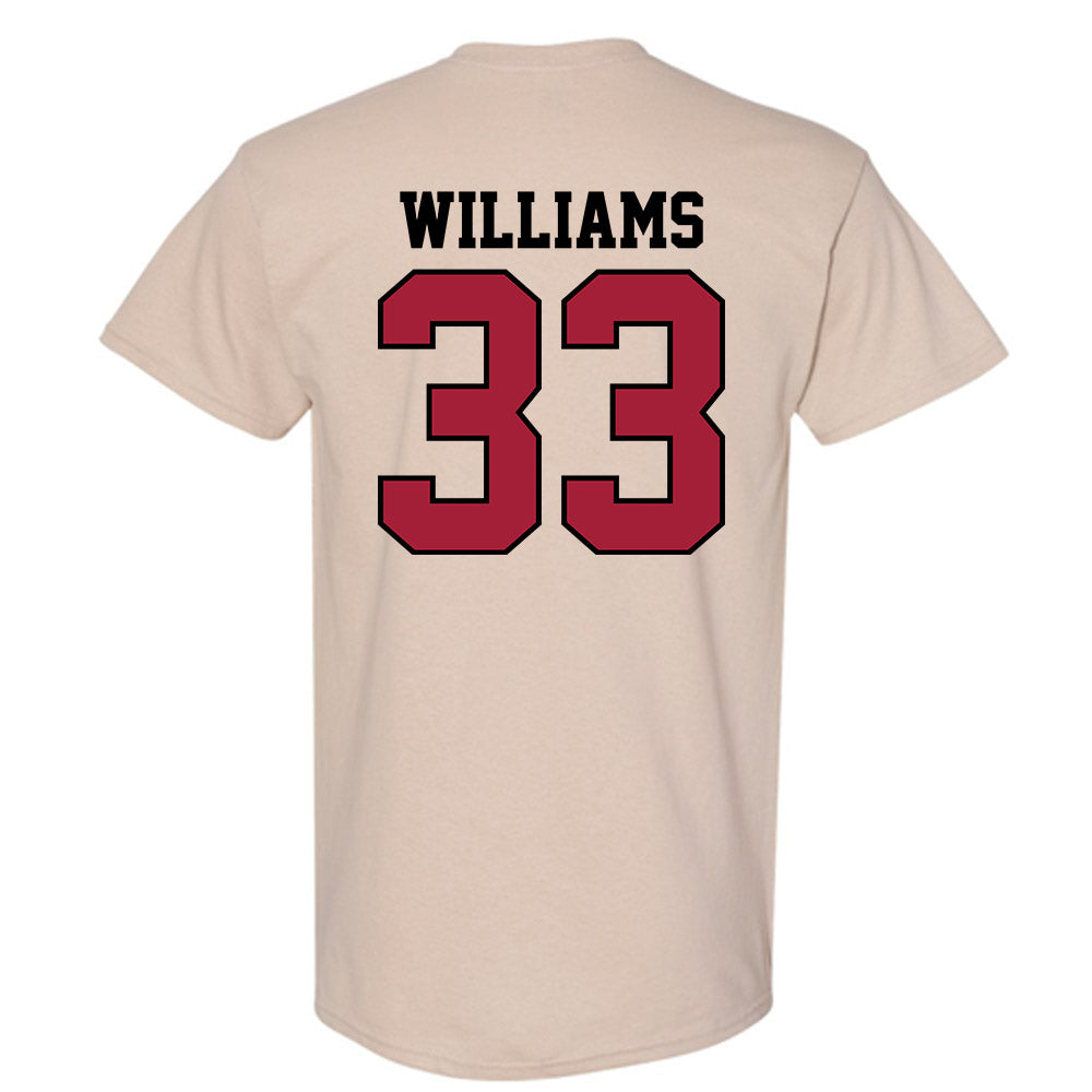 Oklahoma - NCAA Baseball : Isaac Williams - Sports Shersey T-Shirt-1