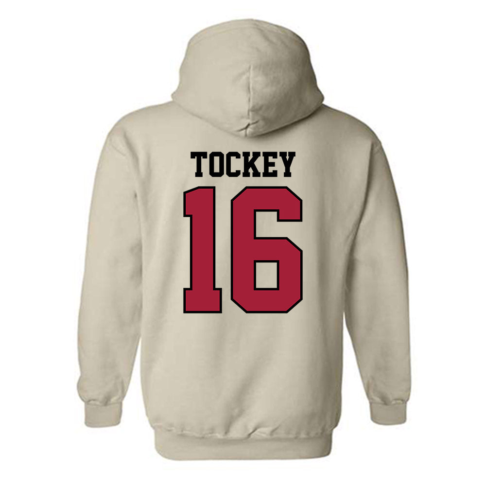 Oklahoma - NCAA Baseball : Dayton Tockey - Sports Shersey Hooded Sweatshirt-1