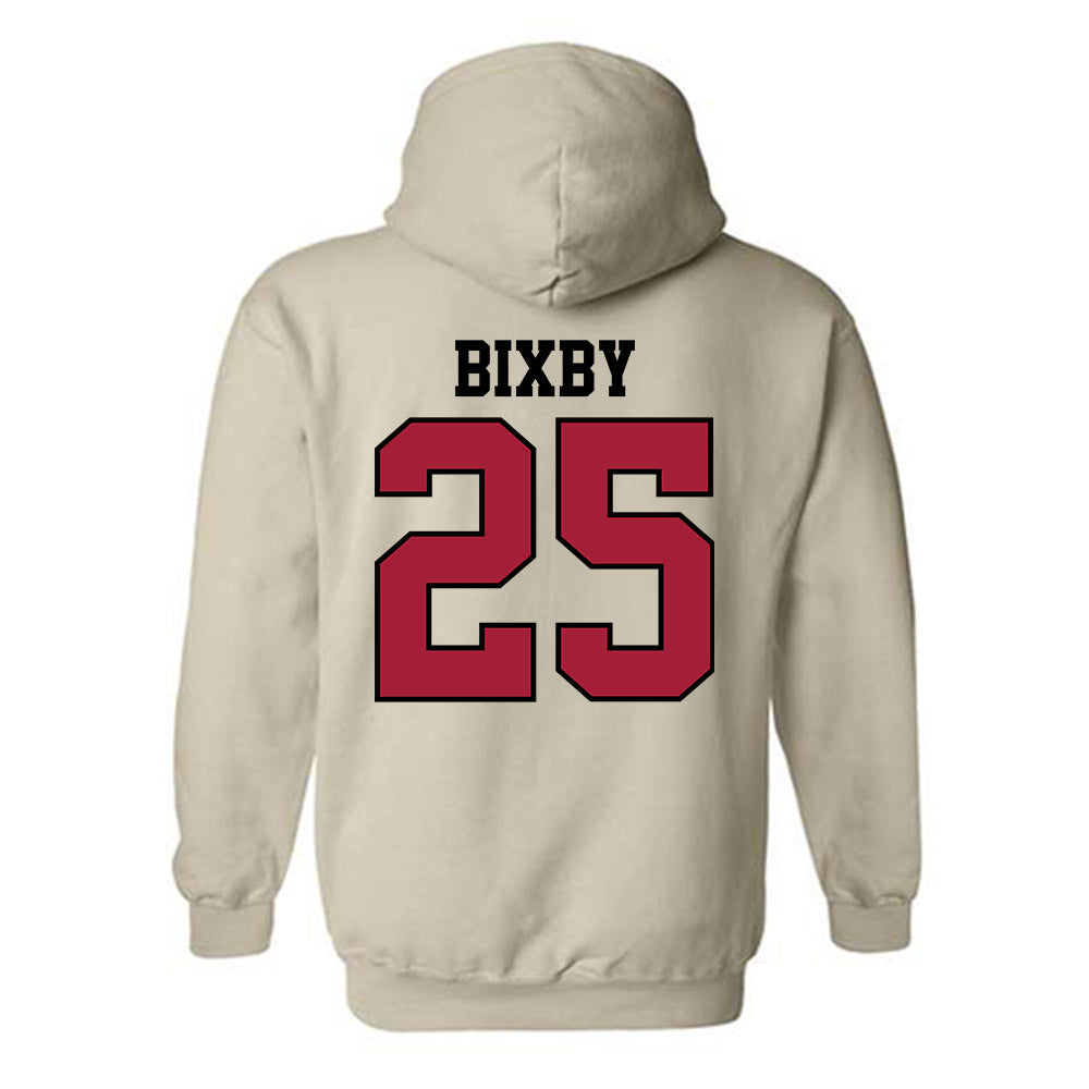 Oklahoma - NCAA Baseball : Mason Bixby - Sports Shersey Hooded Sweatshirt-1