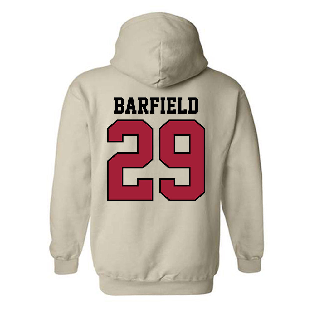 Oklahoma - NCAA Baseball : Jaden Barfield - Sports Shersey Hooded Sweatshirt-1