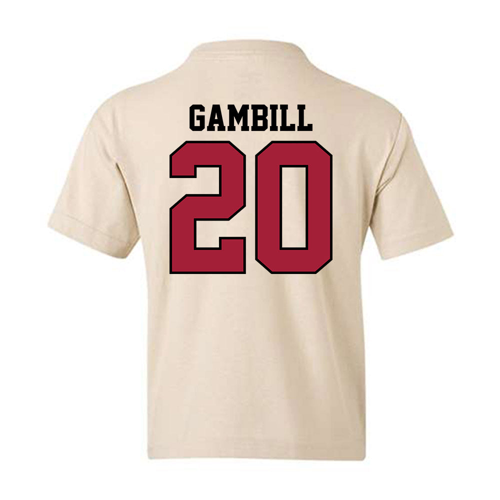 Oklahoma - NCAA Baseball : Trey Gambill - Sports Shersey Youth T-Shirt-1