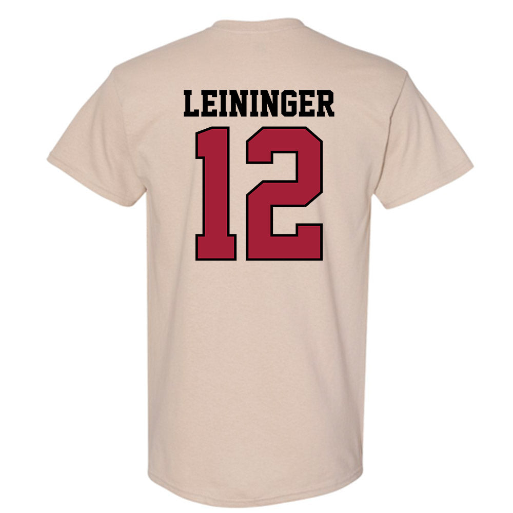 Oklahoma - NCAA Baseball : Ryley Leininger - Sports Shersey T-Shirt-1