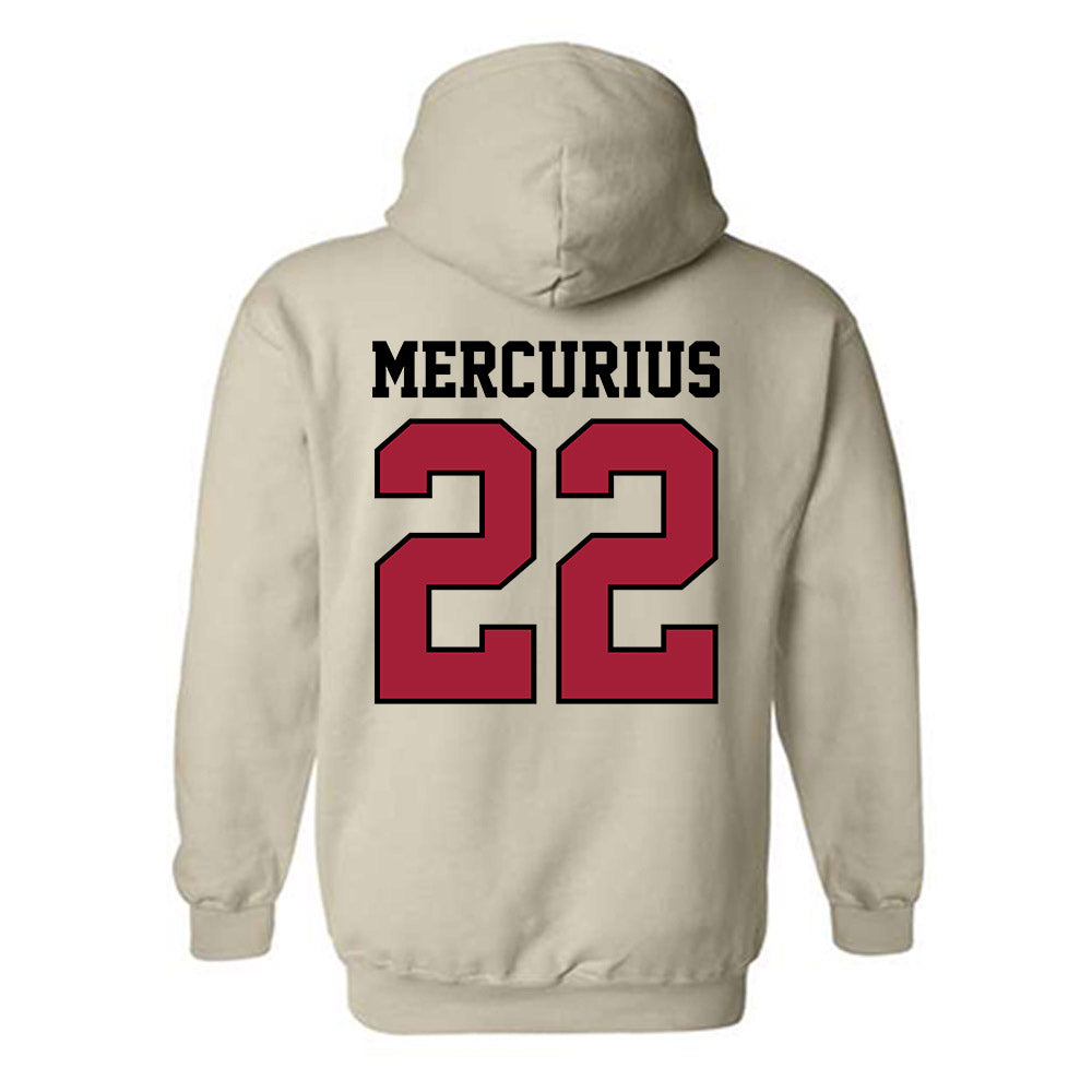 Oklahoma - NCAA Baseball : LJ Mercurius - Sports Shersey Hooded Sweatshirt-1