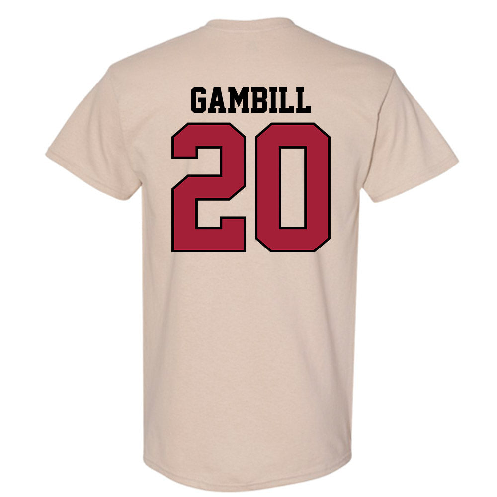 Oklahoma - NCAA Baseball : Trey Gambill - Sports Shersey T-Shirt-1