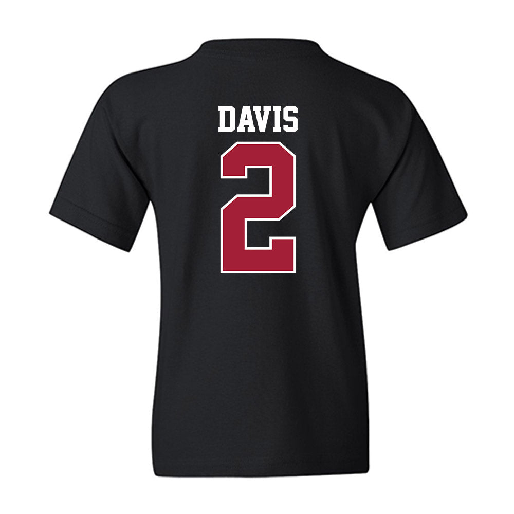 Oklahoma - NCAA Baseball : Myles Davis - Sports Shersey Youth T-Shirt-1