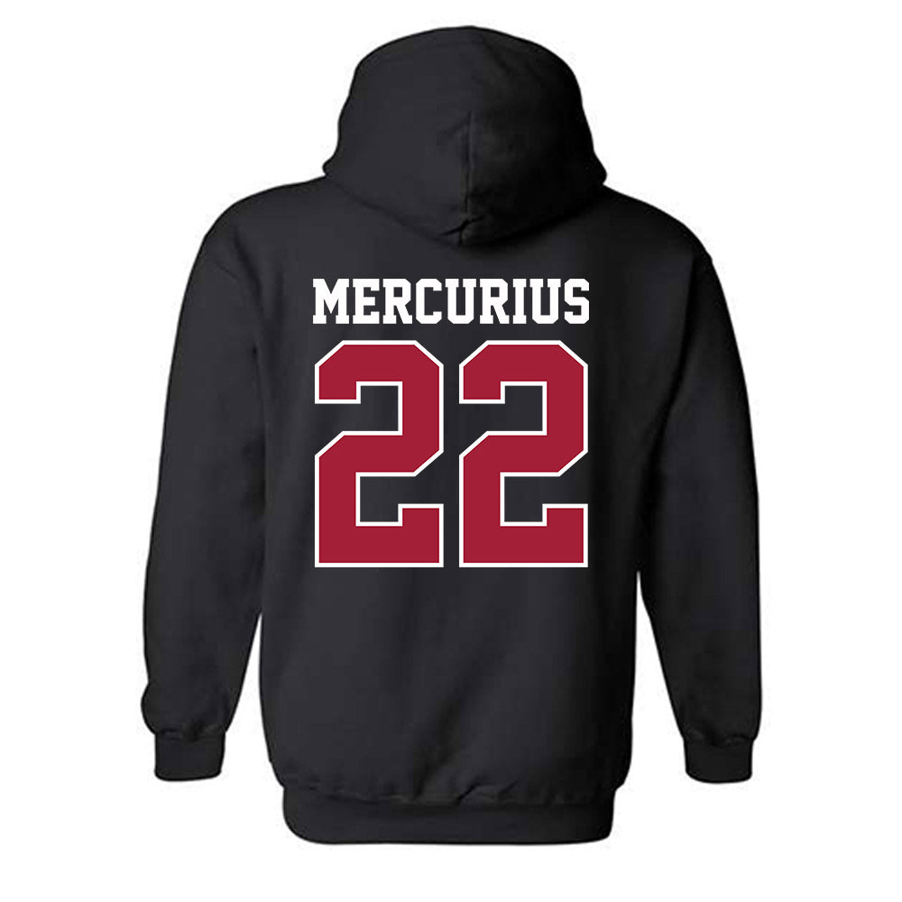 Oklahoma - NCAA Baseball : LJ Mercurius - Sports Shersey Hooded Sweatshirt-1
