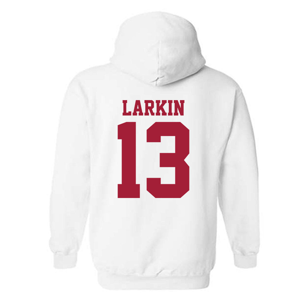 Oklahoma - NCAA Baseball : Connor Larkin - Sports Shersey Hooded Sweatshirt-1