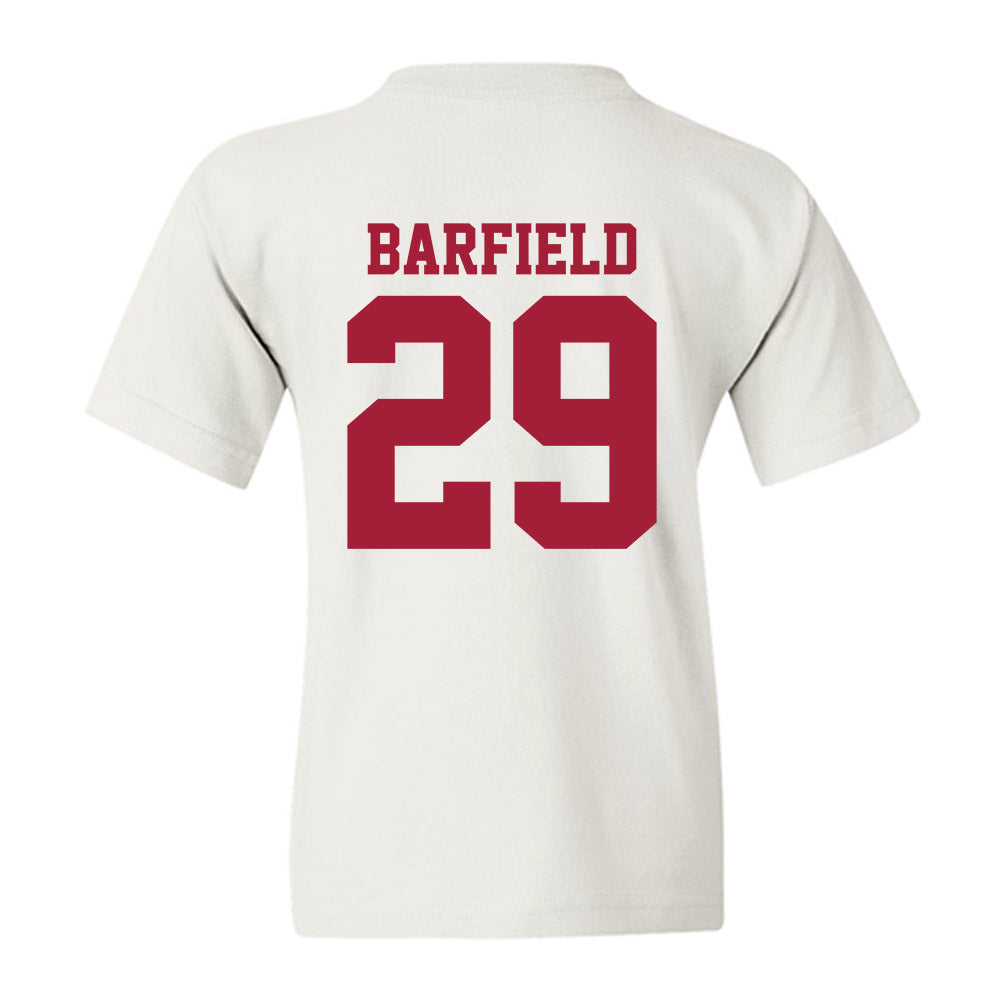 Oklahoma - NCAA Baseball : Jaden Barfield - Sports Shersey Youth T-Shirt-1
