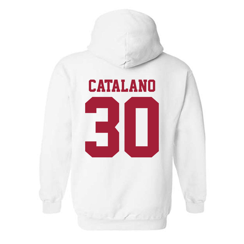Oklahoma - NCAA Baseball : Michael Catalano - Sports Shersey Hooded Sweatshirt-1